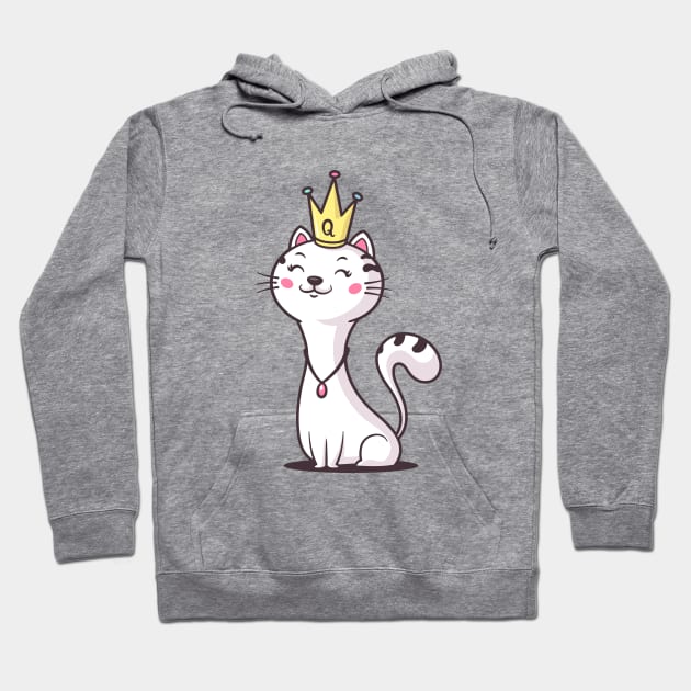 Cat Queen Hoodie by zoljo